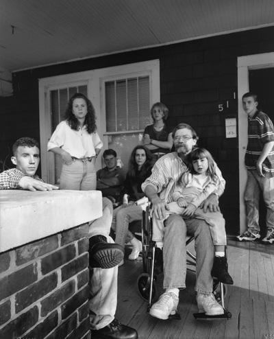 u.s. veteran and his family